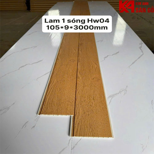 Tấm Nhựa Ốp Tường Lam 1 Sóng HW-04